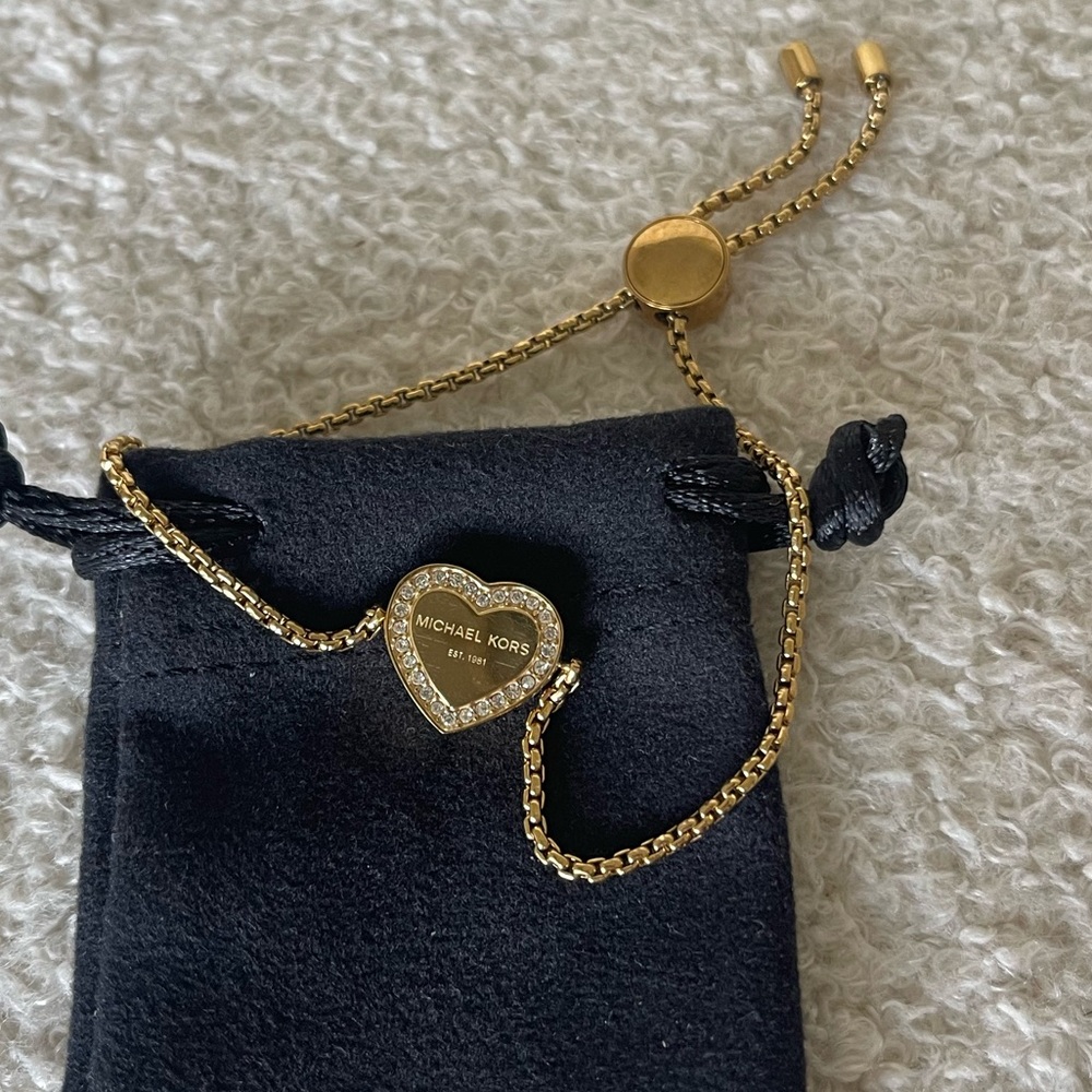 Michael Kors Gold Heart Bracelet